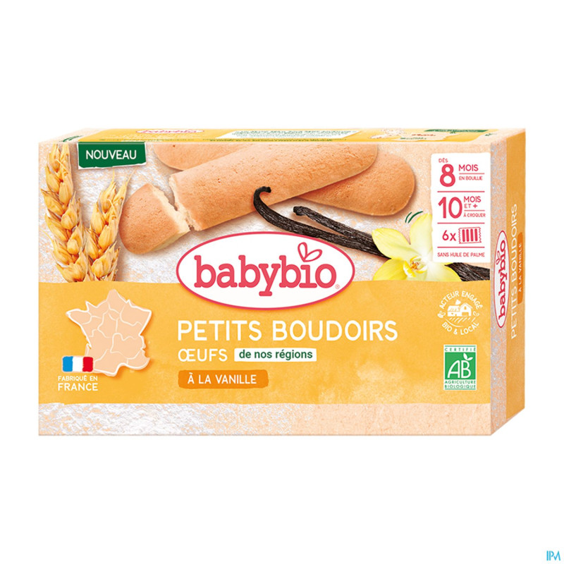 Babybio biscuit croissance bio +15m    8x2 50021