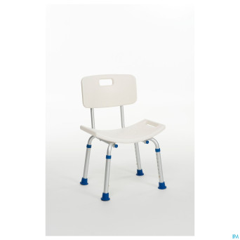 Tabouret douche lilly + dossier rectang. vermeiren