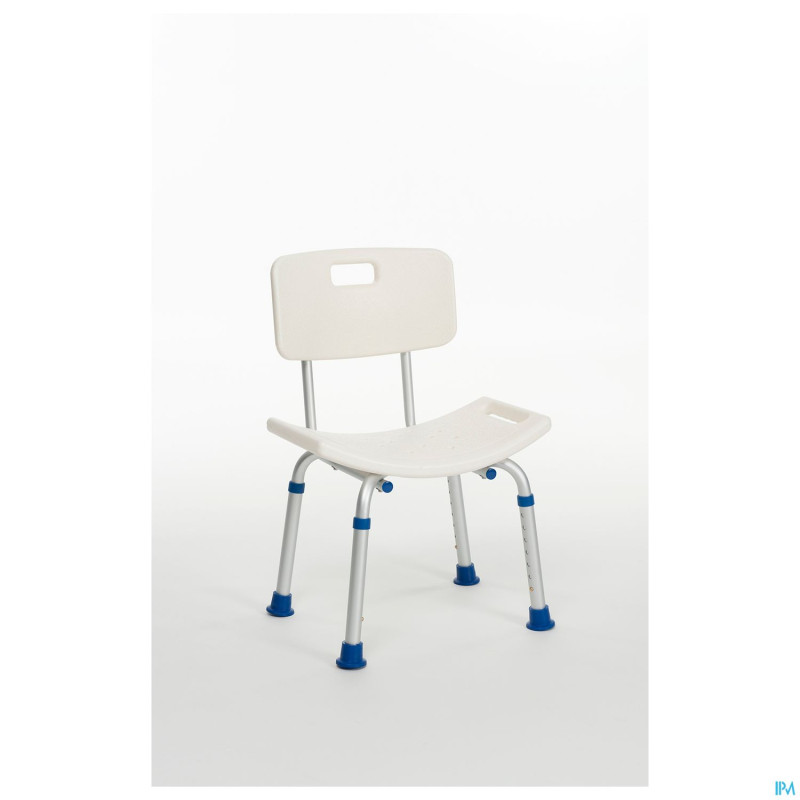 Tabouret douche lilly + dossier rectang. vermeiren