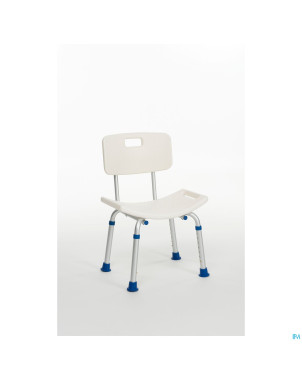 Tabouret douche lilly + dossier rectang. vermeiren