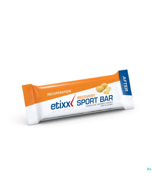 Etixx recovery + energy sport bar peanut 12x40g