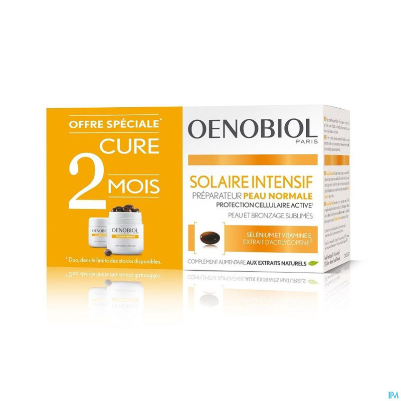 Oenobiol solaire intensif peau normal nf   caps 60