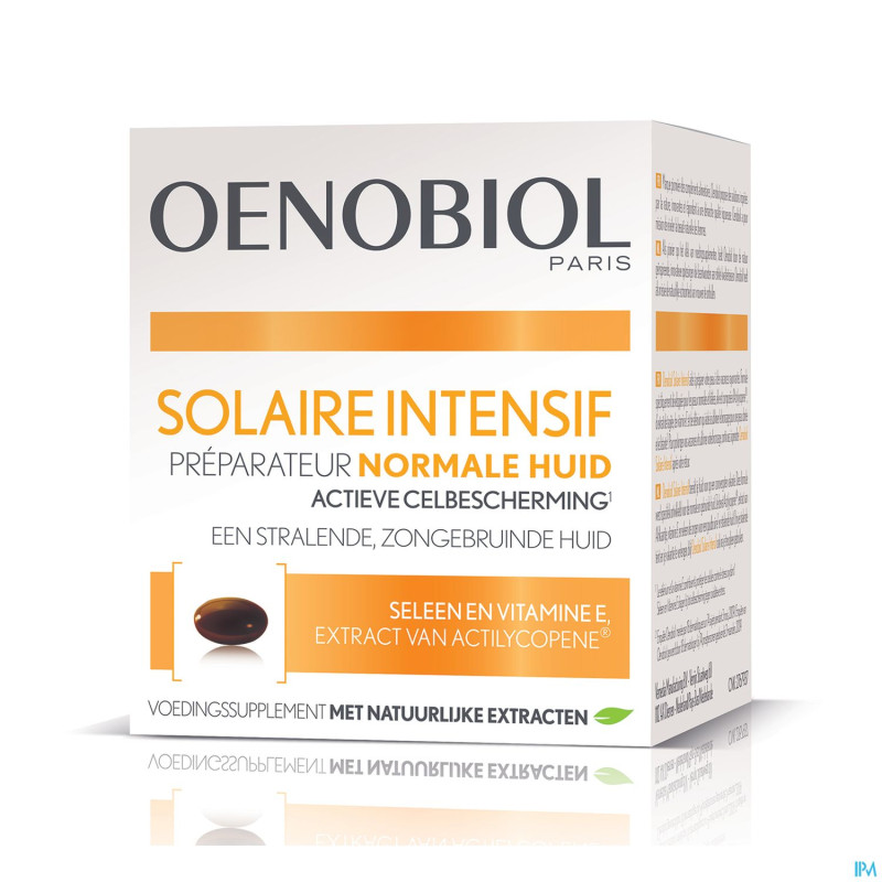Oenobiol solaire intensif peau normal nf   caps 30