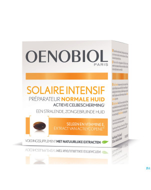 Oenobiol solaire intensif peau normal nf   caps 30