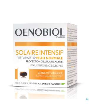 Oenobiol solaire intensif peau normal nf   caps 30