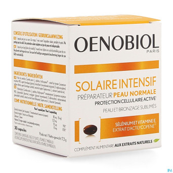 Oenobiol solaire intensif peau normal nf   caps 30