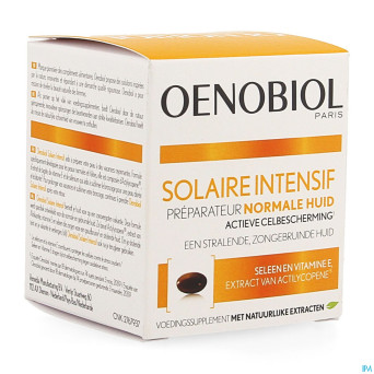 Oenobiol solaire intensif peau normal nf   caps 30
