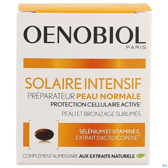 Oenobiol solaire intensif peau normal nf   caps 30