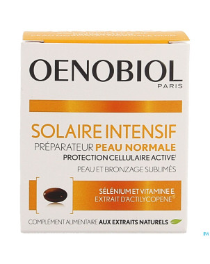 Oenobiol solaire intensif peau normal nf   caps 30