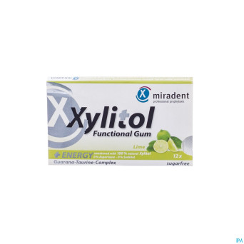 Miradent chewing gum xylitol energy ss 12