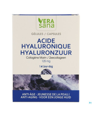 Acide hyaluroniq.+collagen marin caps 30 vera sana