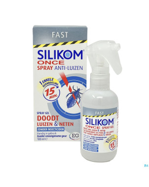 Silikom once spray gel a/poux 100ml