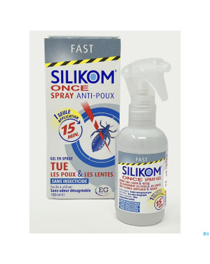 Silikom once spray gel a/poux 100ml