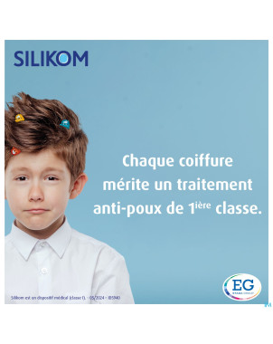 Silikom once spray gel a/poux 100ml