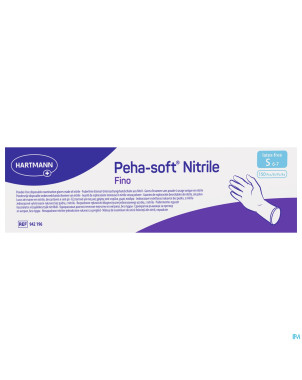 Peha soft gants nitrile fino s 150 9421968