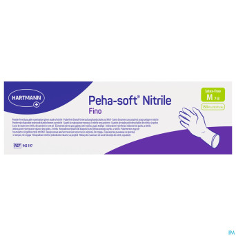 Peha soft gants nitrile fino m 150 9421978