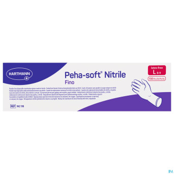 Peha soft gants nitrile fino l 150 9421988