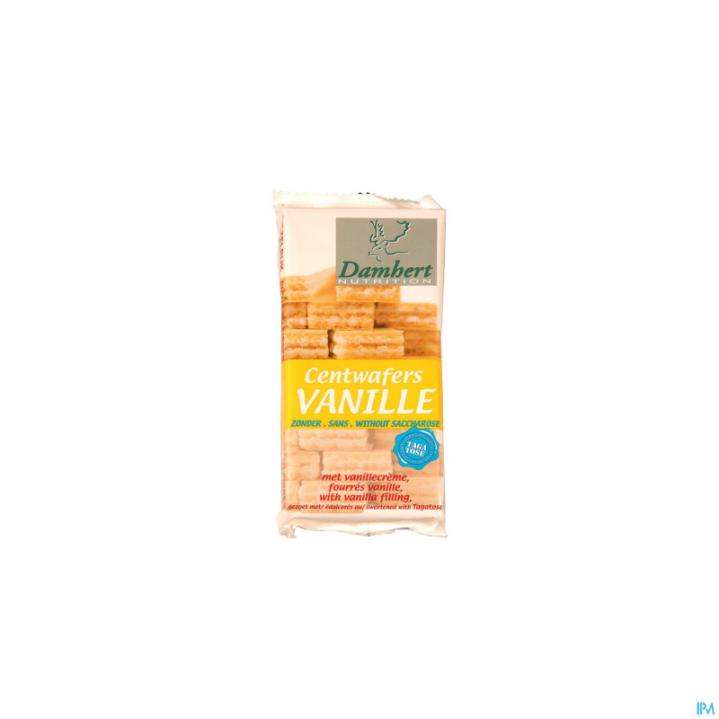 Damhert centwafers vanille + tagatose 150g