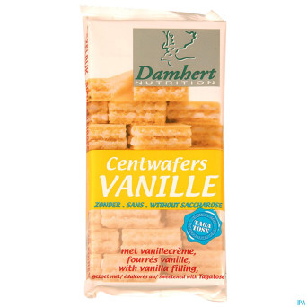 Damhert centwafers vanille + tagatose 150g