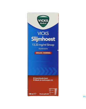 Vicks expectorant miel 13,33mg/ml sirop 180ml