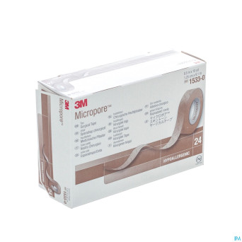 Micropore 3m skin tone 12,5mmx9,15m roul. 24 15330