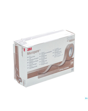 Micropore 3m skin tone 12,5mmx9,15m roul. 24 15330