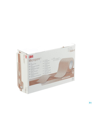 Micropore 3m skin tone 50,0cmx9,14m roul.  6 15332