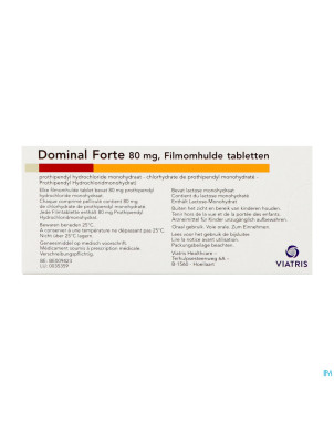 Dominal forte comp secable 50x80mg