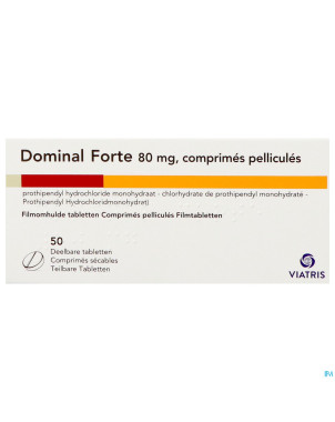 Dominal forte comp secable 50x80mg