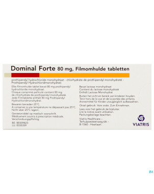 Dominal forte comp secable 50x80mg