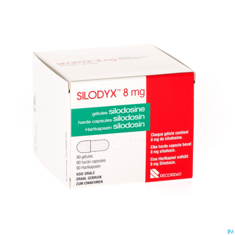 Silodyx caps dur  90 x 8mg pvc/pvdc/alu