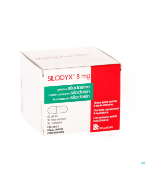 Silodyx caps dur  90 x 8mg pvc/pvdc/alu