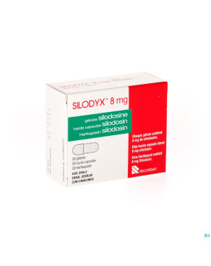 Silodyx caps dur  30 x 8mg pvc/pvdc/alu