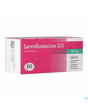 Levofloxacine eg 500mg filmomh tabl 30x500 mg