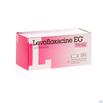 Levofloxacine eg 500mg filmomh tabl 30x500 mg