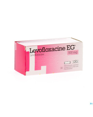 Levofloxacine eg 500mg filmomh tabl 30x500 mg