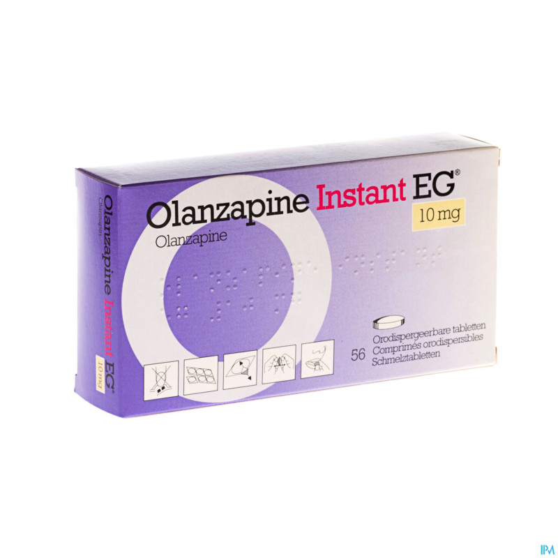 Olanzapine instant 10 mg eg comp orodisp 56 x 10mg