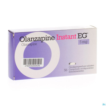 Olanzapine instant 5 mg eg comp orodisp 56 x  5mg