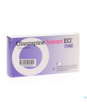 Olanzapine instant 5 mg eg comp orodisp 56 x  5mg