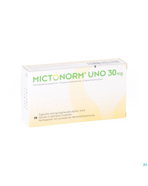Mictonorm uno 30mg liberation modifiee caps  28