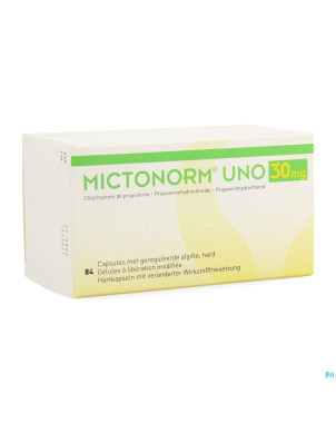Mictonorm uno 30mg liberation modifiee caps  84
