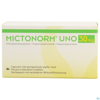 Mictonorm uno 30mg liberation modifiee caps  84