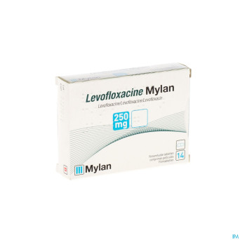 Levofloxacine mylan comp 14 x 250 mg