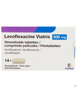 Levofloxacine viatris 500mg comp 14
