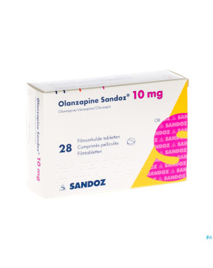 Olanzapine 10 mg sandoz comp pell 28