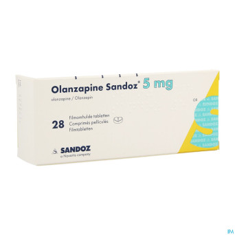 Olanzapine 5 mg sandoz comp pell 28
