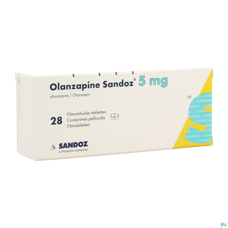 Olanzapine 5 mg sandoz comp pell 28
