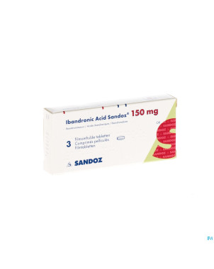Ibandronic acid sandoz comp pell 3 x 150 mg