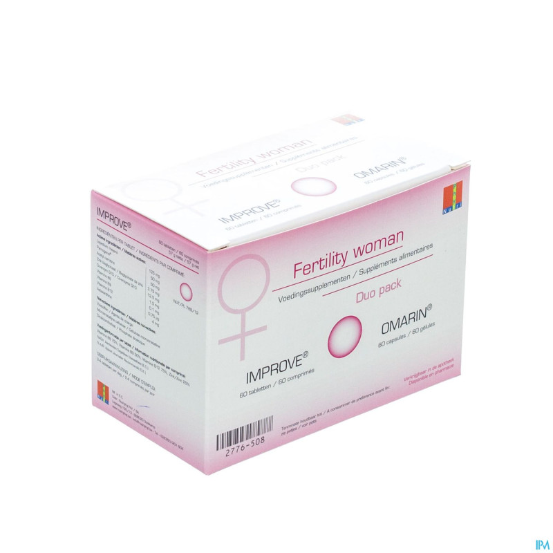 Fertility woman duo 60 tabl improve+60 caps omarin