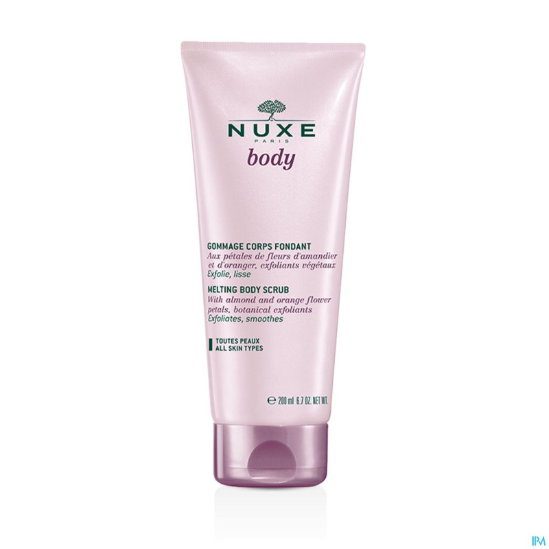 Nuxe body gommage corps fondant tube 200ml